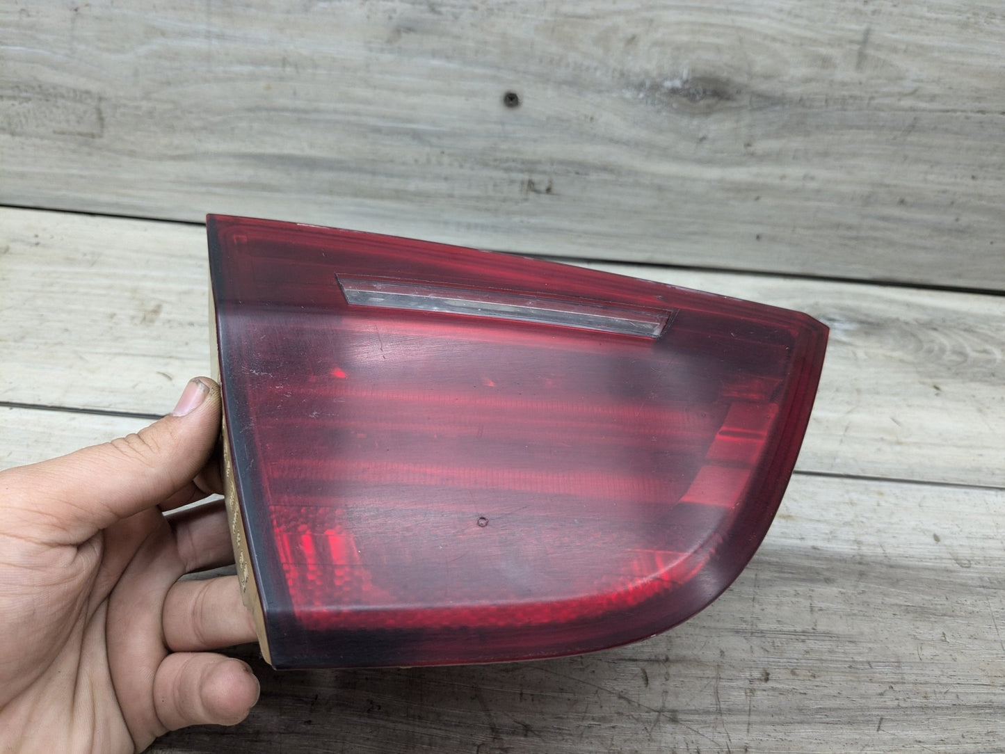 NOTE* 09-11 OEM BMW E90 LCI Sedan Rear Left Driver Side Inner Tail Light Trunk