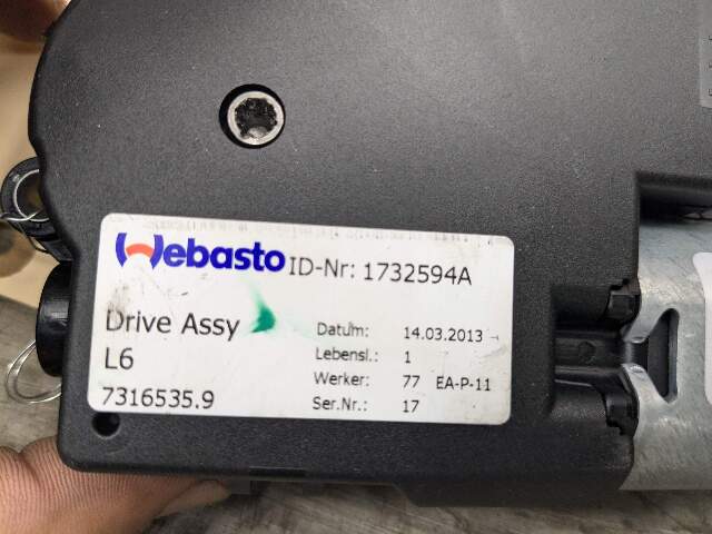 OEM BMW F06 F82 F80 F13 F01 F10 M2 M3 M4 M6 Upper Sunroof Moon Roof Motor Unit