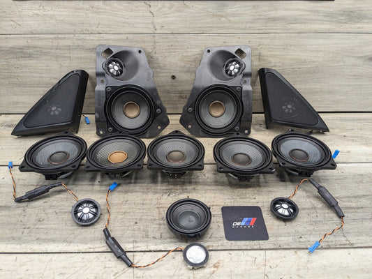 *DENTS* OEM BMW F01 F02 740 750 Audio Sound System Speaker SET Professional DSP