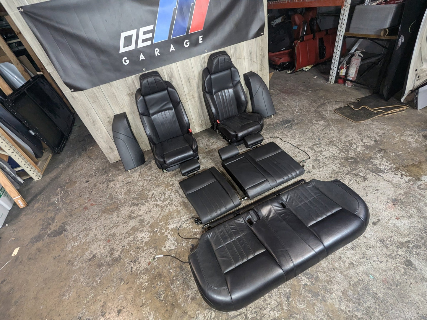 14-16 OEM BMW F10 M5 LCI Front Rear Left Right Interior Seats Black LEATHER