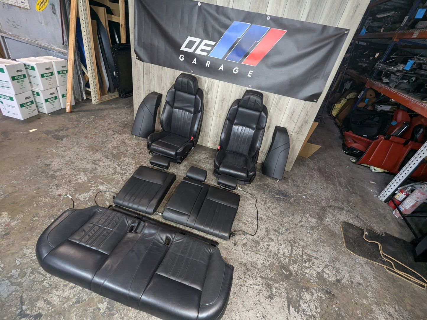 14-16 OEM BMW F10 M5 LCI Front Rear Left Right Interior Seats Black LEATHER