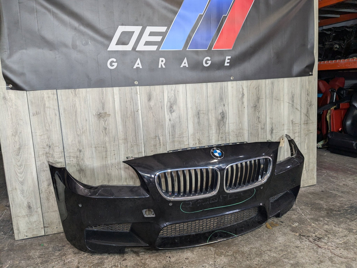 *BROKEN TABS* 12-16 OEM BMW F10 M5 FRONT Bumper Cover w/ Grilles COMPLETE