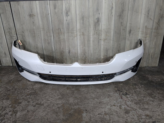 20-23 OEM BMW G30 530 540 Front Bumper Cover w/ Lower Grilles COMPLETE White A96