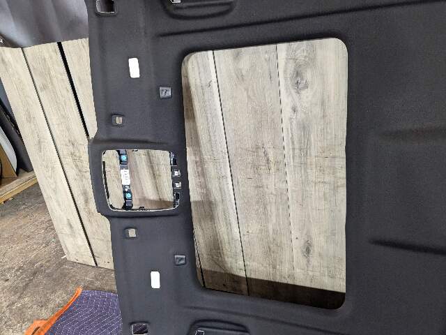 OEM BMW G30 530 540 M550 Black Interior Headliner w/ Sunroof Cutout