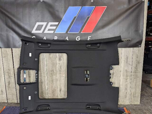 OEM BMW G30 530 540 M550 Black Interior Headliner w/ Sunroof Cutout