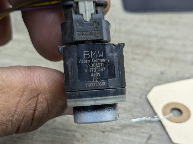 *NOTE* OEM BMW F02 750 Rear Parking Distance Sonic Sensors PDC Harness Silver