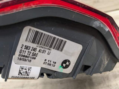 16-19 OEM BMW G11 G12 740 750 Rear Left Driver Side LED Inner Stop Tail Light