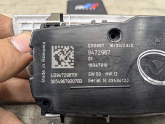 17-23 OEM BMW F90 M5 G30 G32 Headlight Switch Control Panel Light Module BLACK