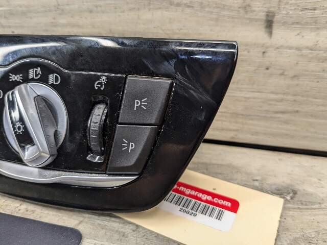 17-23 OEM BMW F90 M5 G30 G32 Headlight Switch Control Panel Light Module BLACK
