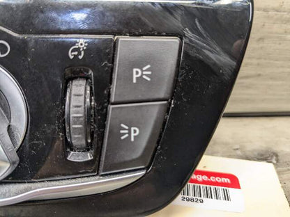 17-23 OEM BMW F90 M5 G30 G32 Headlight Switch Control Panel Light Module BLACK