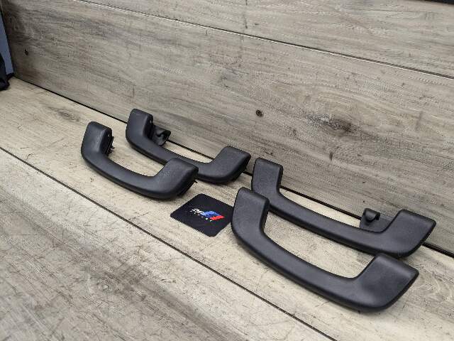 17-23 OEM BMW F90 M5 G30 530 540 M550 Interior Roof Top Grab Handle SET Black