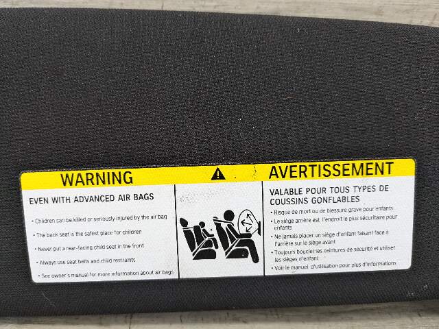 21-23 OEM BMW G30 530 540 F90 M5 Left Right Interior Sun Visors Black PAIR