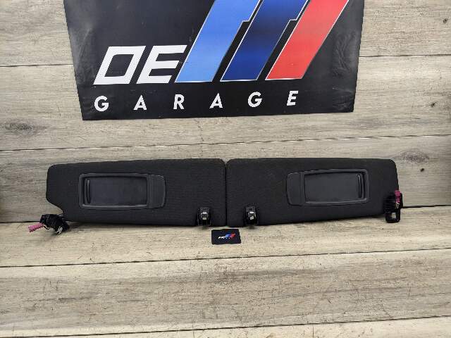 21-23 OEM BMW G30 530 540 F90 M5 Left Right Interior Sun Visors Black PAIR