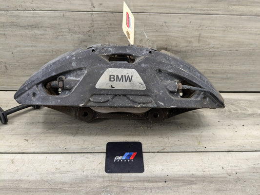 16-19 OEM BMW G11 G12 750 Front Left Driver Side Brake Caliper Gray