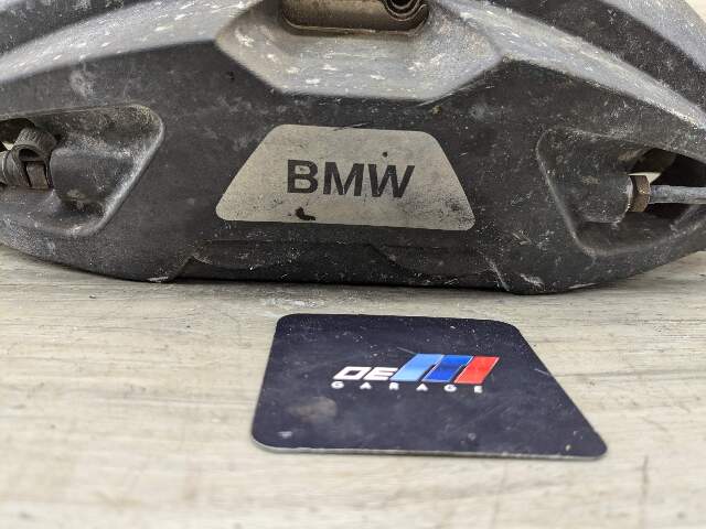 16-19 OEM BMW G11 G12 750 Front Left Driver Side Brake Caliper Gray