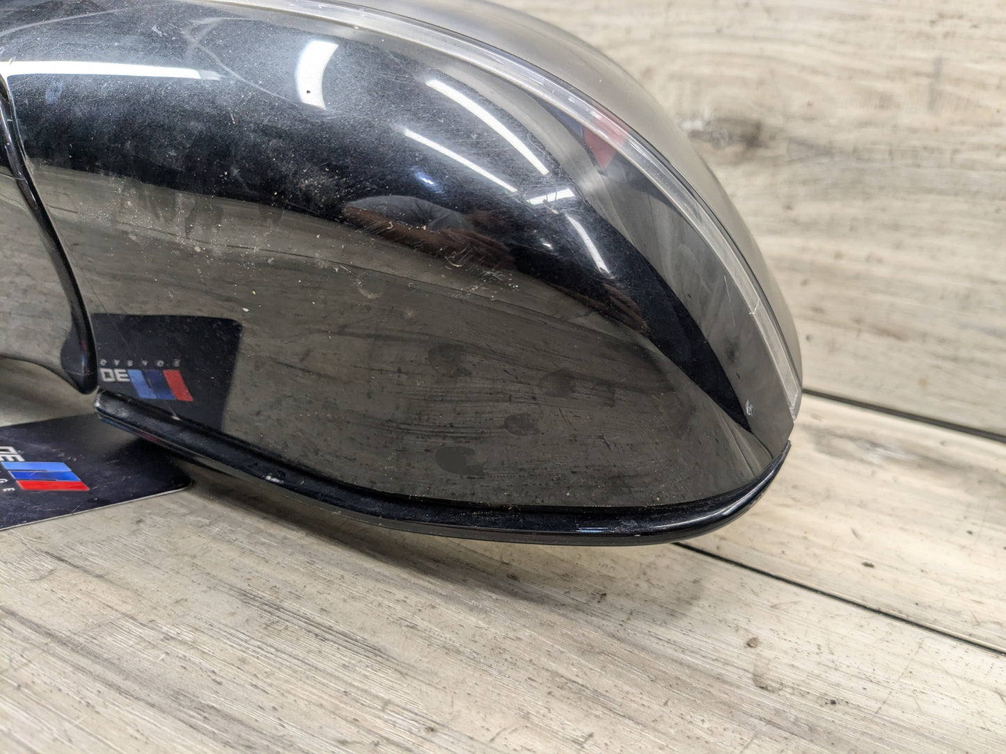 19-21 OEM BMW G01 X3 Left Driver Side Mirror Assembly Heated Blind Spot Blue C1M