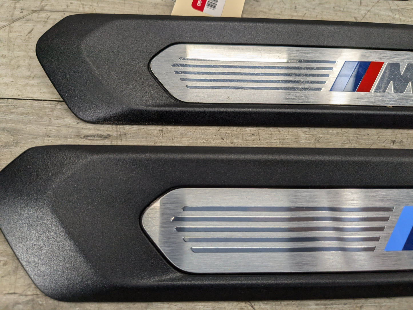 *SCRATCH* 18-21 OEM BMW G01 G02 M40i Front Right Left Door Sills Cover Trim PAIR