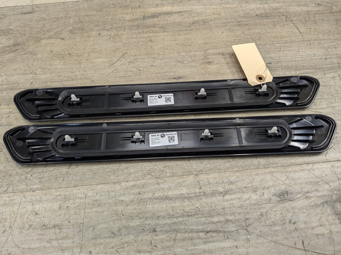 *SCRATCH* 18-21 OEM BMW G01 G02 M40i Front Right Left Door Sills Cover Trim PAIR