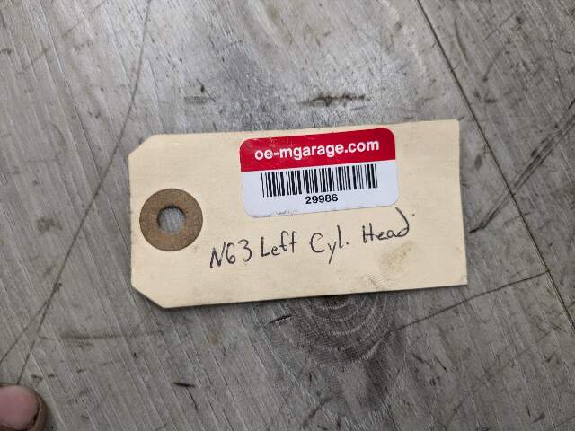 OEM BMW F01 F02 F10 550 650 750 N63 Engine Motor Left Driver Cylinder Head 5-8