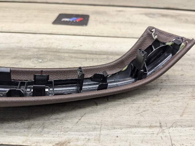 OEM BMW G01 X3 Front Rear Right Passenger Door Panel Grab Pull Handle Trim Brown