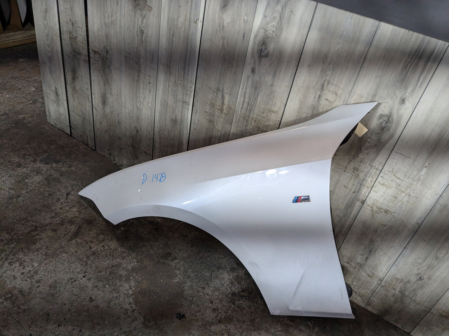 19-24 OEM BMW G20 330 M340 Front Left Driver Side Fender Panel White A96