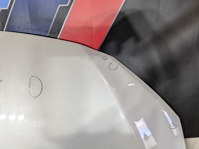 CHIPS* 09-15 OEM BMW F01 F02 740 750 760 Front Hood Bonnet Panel White
