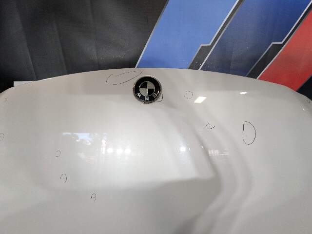 CHIPS* 09-15 OEM BMW F01 F02 740 750 760 Front Hood Bonnet Panel White