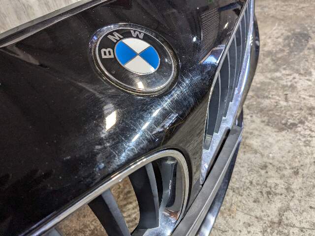 *OEM BMW E89 Z4 Front Bumper Cover Panel Assembly Alpine Black 668 w/ Grilles