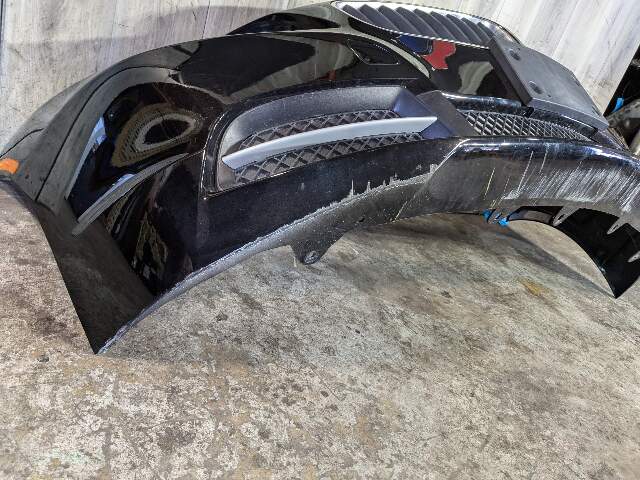 *OEM BMW E89 Z4 Front Bumper Cover Panel Assembly Alpine Black 668 w/ Grilles