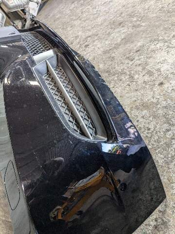 *OEM BMW E89 Z4 Front Bumper Cover Panel Assembly Alpine Black 668 w/ Grilles