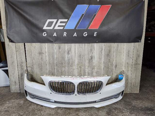 *13-15 OEM BMW F01 F02 750 LCI Front M SPORT Bumper Cover w/ Grilles White