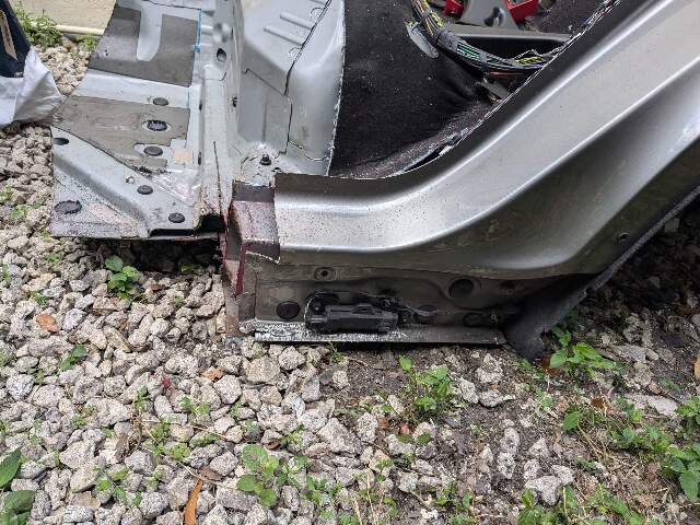 18-24 OEM BMW F97 G01 X3 X3M Rear Left Driver Side Quarter Panel Body Cut