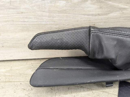 08-13 OEM BMW E88 E82 128 135 Boot Hand Brake Handle Perforated Leather Black