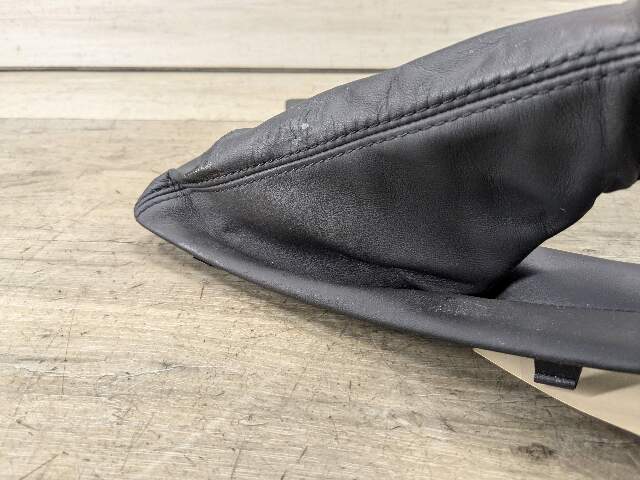 08-13 OEM BMW E88 E82 128 135 Boot Hand Brake Handle Perforated Leather Black