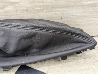 08-13 OEM BMW E88 E82 128 135 Boot Hand Brake Handle Perforated Leather Black