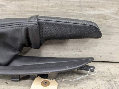 08-13 OEM BMW E88 E82 128 135 Boot Hand Brake Handle Perforated Leather Black