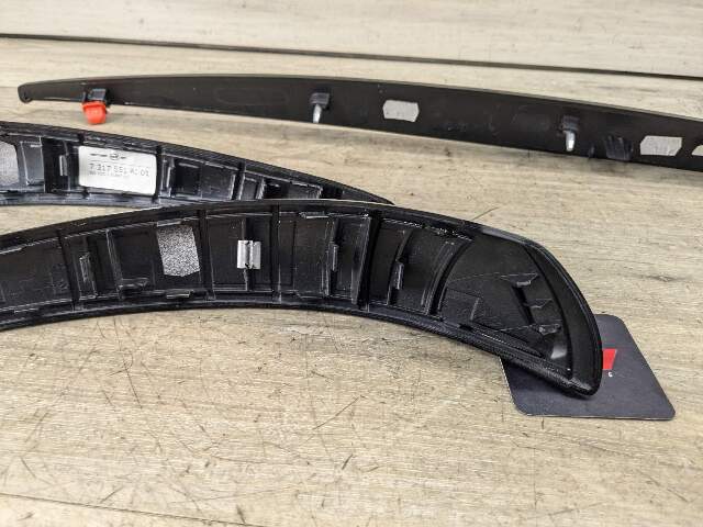 08-13 OEM BMW E82 E88 135 Wood Fineline Anthracite Dash Doors Interior Trim SET*