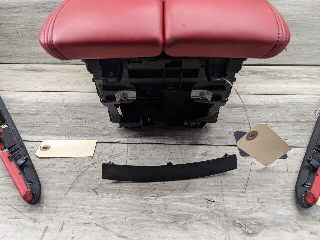 14-19 OEM BMW F15 F16 F85 F86 X5 X6 X5M X6M Center Console Arm Rest w/ Trim RED