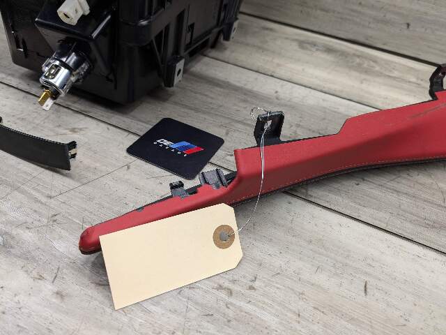 14-19 OEM BMW F15 F16 F85 F86 X5 X6 X5M X6M Center Console Arm Rest w/ Trim RED