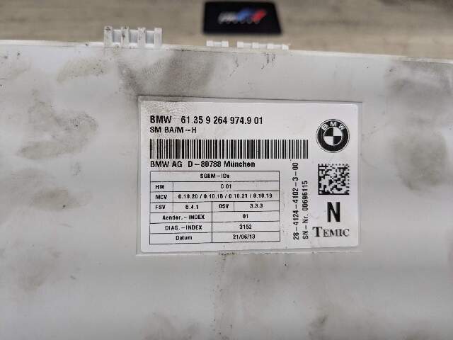 08-13 OEM BMW E90 E92 E88 135 335 328 Front Electric Seat Memory Control Module