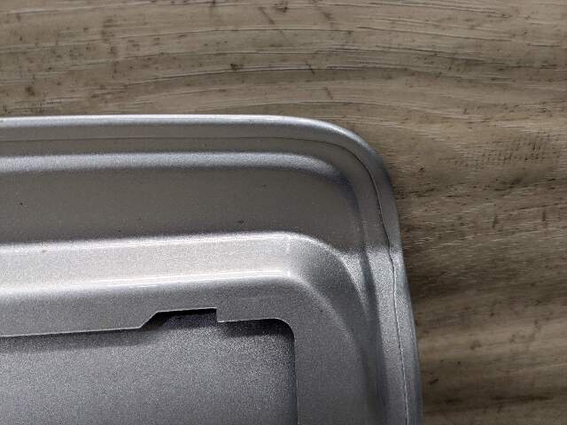 08-14 OEM BMW E71 X6 X6M Fuel Tank Filler Door Cover Lid Panel Silver