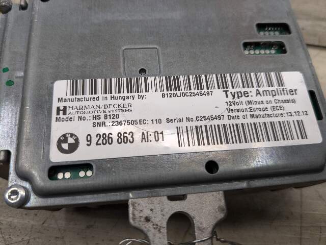 OEM BMW E70 E71 E89 X6M Z4 Audio Control Module Active Sound Design HARMAN