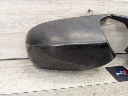 *FADED* AFT* BMW E90 E92 E93 Left Right Side Mirror Caps Carbon Fiber Style PAIR
