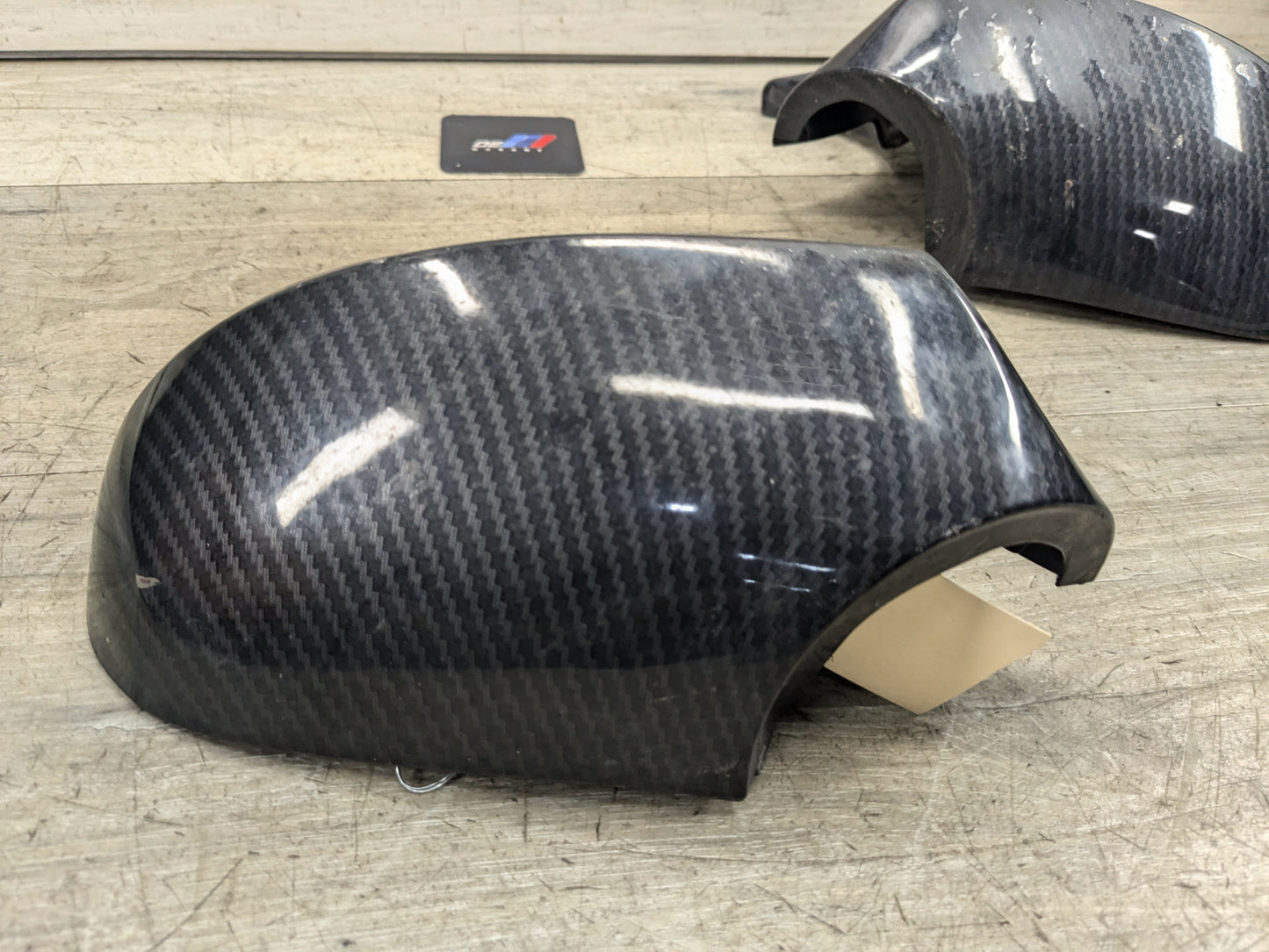 *FADED* AFT* BMW E90 E92 E93 Left Right Side Mirror Caps Carbon Fiber Style PAIR