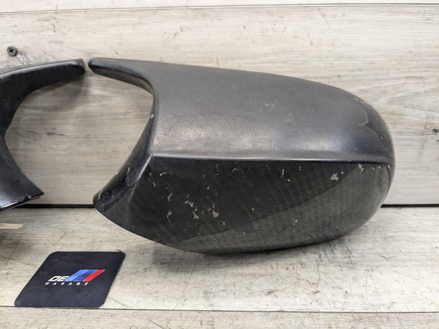 *FADED* AFT* BMW E90 E92 E93 Left Right Side Mirror Caps Carbon Fiber Style PAIR