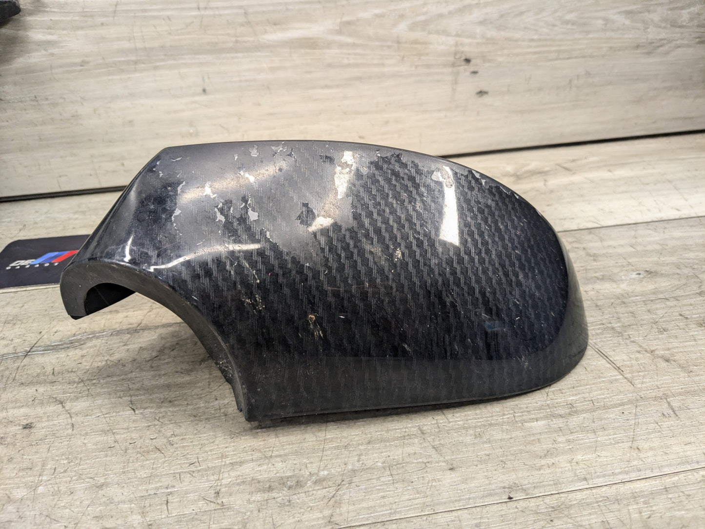 *FADED* AFT* BMW E90 E92 E93 Left Right Side Mirror Caps Carbon Fiber Style PAIR