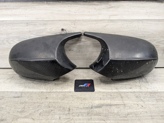 *FADED* AFT* BMW E90 E92 E93 Left Right Side Mirror Caps Carbon Fiber Style PAIR