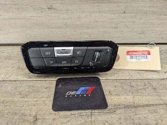OEM BMW G20 G22 G23 G80 330 M340 Headlight Control Switch Light Module Black