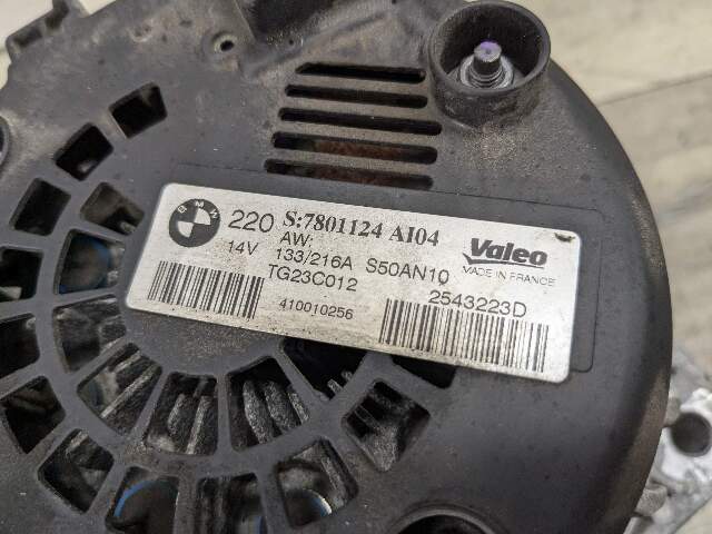 09-13 OEM BMW E70 X5 E90 335d Diesel Engine M57Y Alternator Generator 220A