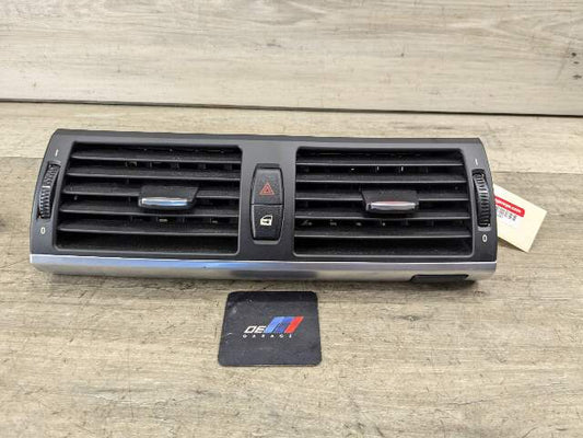 07-14 OEM BMW E70 E71 X5 X6 X5M X6M Dash Center AC Air Vent Grille Hazard Black